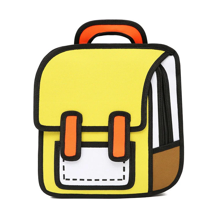2D Drawing Anime  3D Visual Backpack