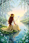 Luxury AB Velvet Diamond Painting Kit - Fairy
