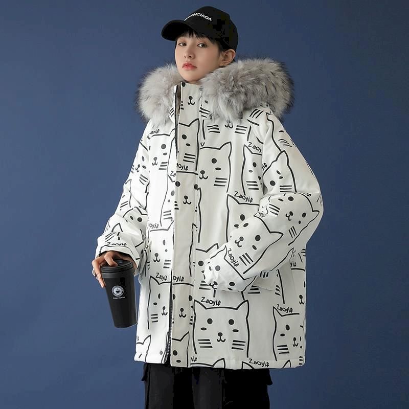 Loose Korean Winter Padded Jacket Jacket Hong Kong Style Fur Collar Cotton Jacket Very Fairy Bread Jacket Women 2020 New Cot