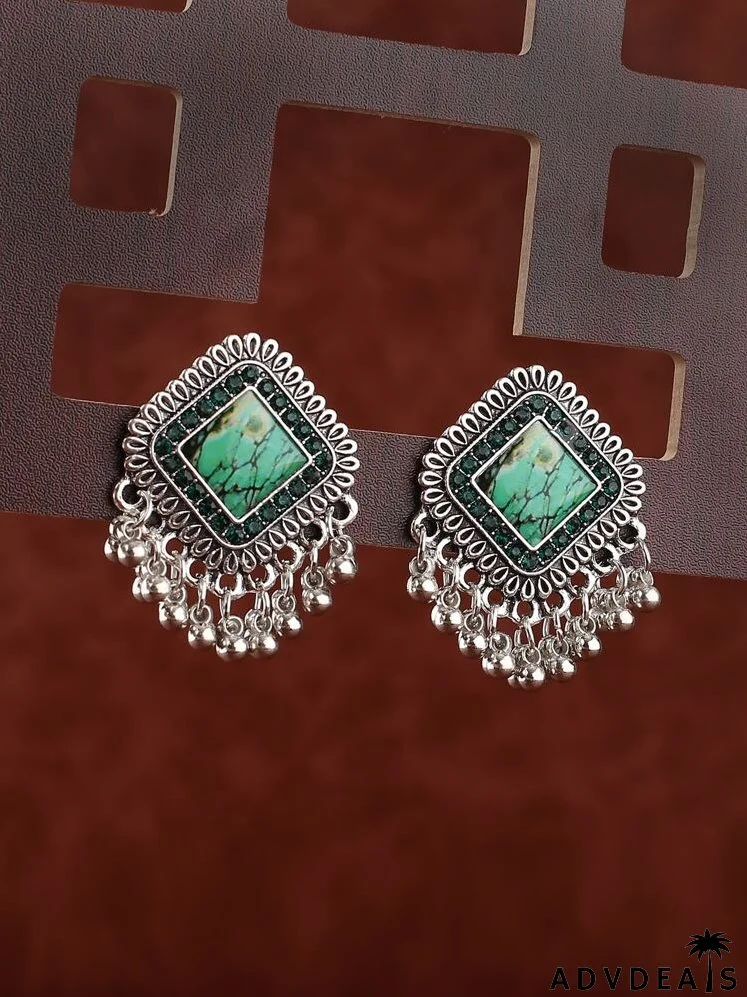 Geometric Drop Earrings