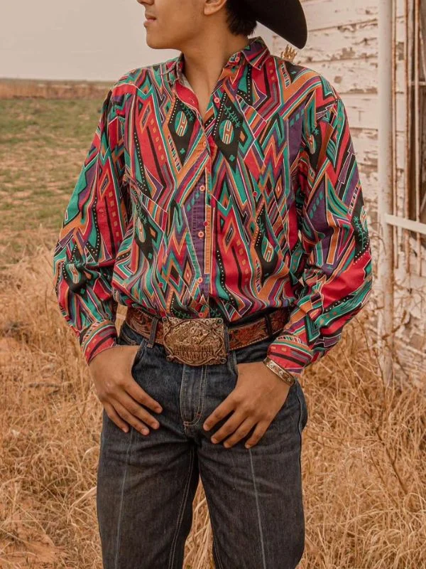 2023 Men's Western Casual Shirt