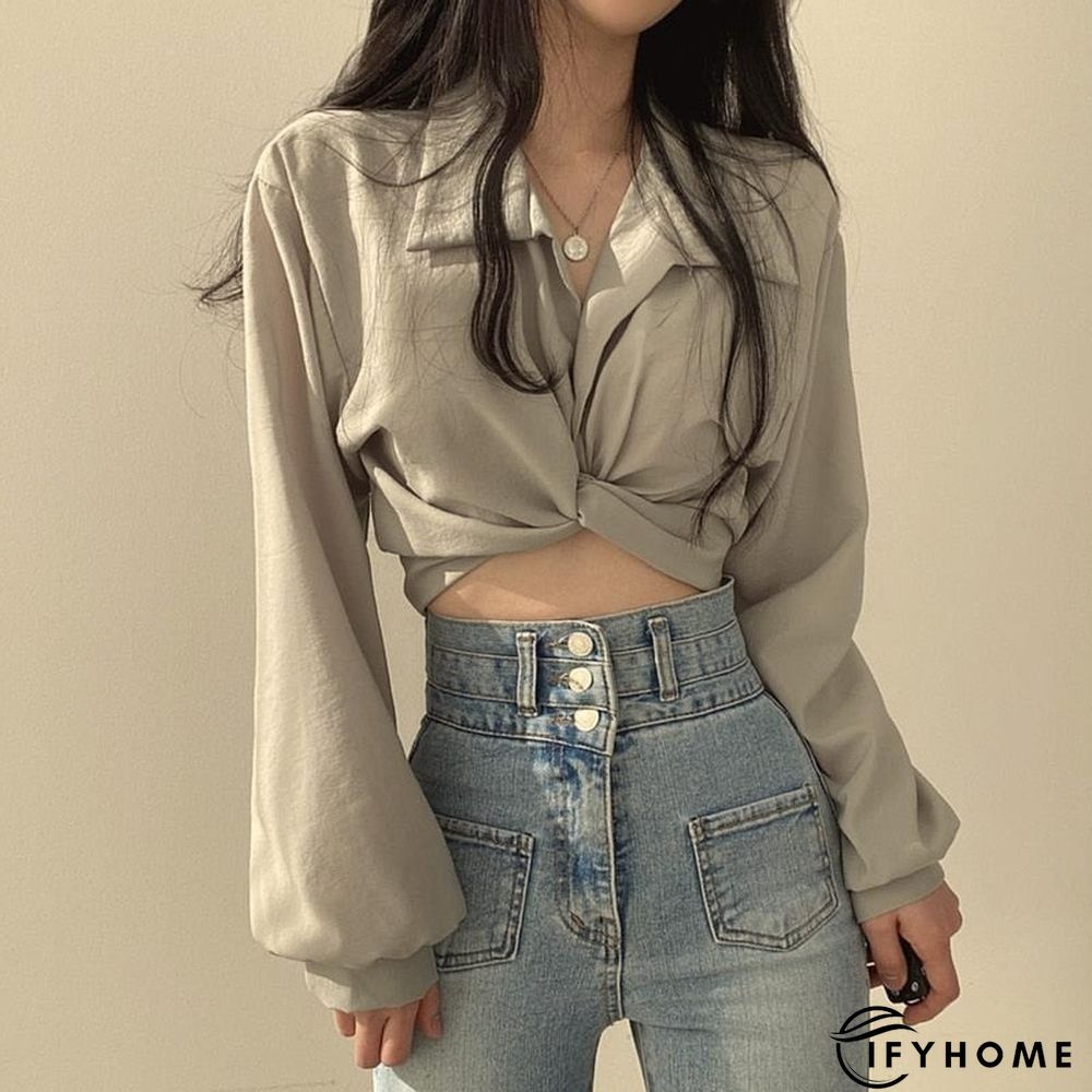 Fashionkova  Shirts Women Solid Popular Trendy All-Match Young Ladies New Arrival Slim College Summer Thin Clothing Street Wear Cozy Ins Hot | IFYHOME
