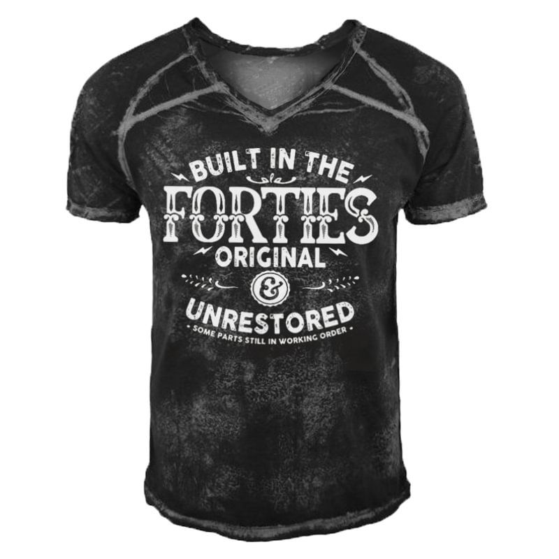 Men's Printed T Shirts With Forties-Compassnice®