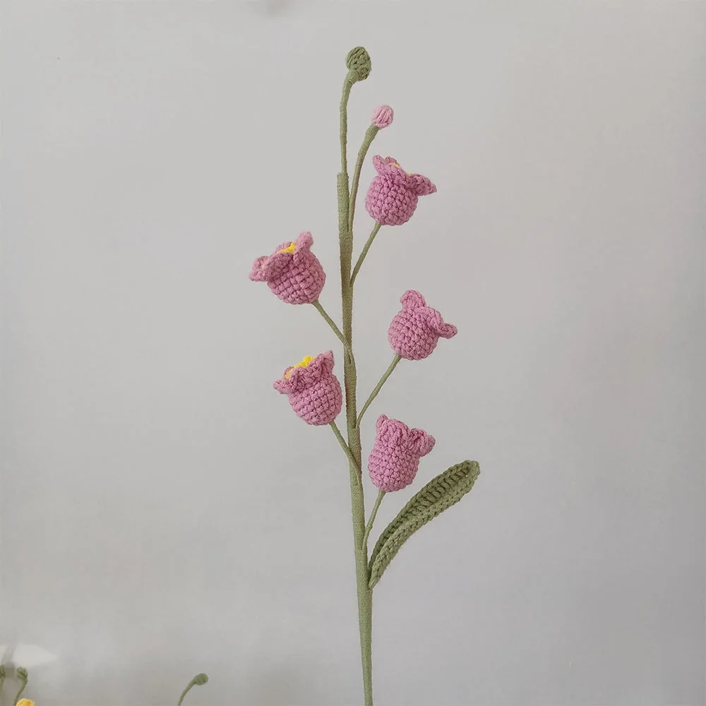 Handwoven Lily of the Valley Bouquet for Bedroom Decor