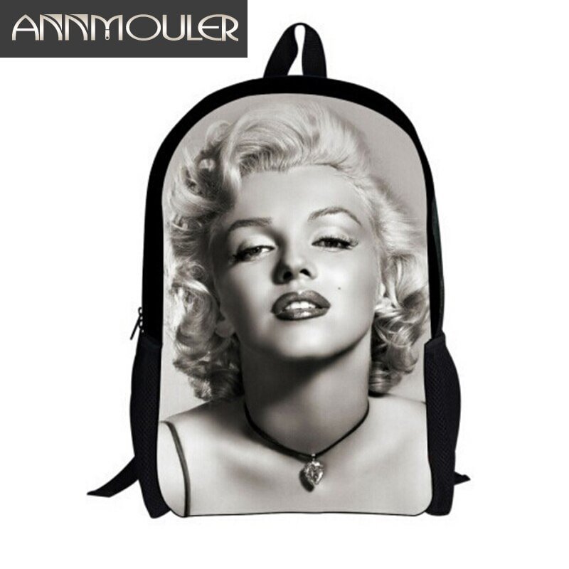 Pongl Brand Women Backpack Polyester School Bag Large Capacity Laptop Bag for Girls College Print Daypack Lightweight Bag