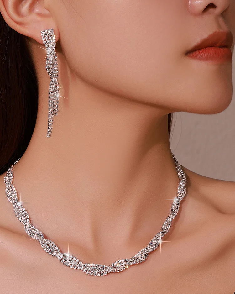 Necklace and Earrings