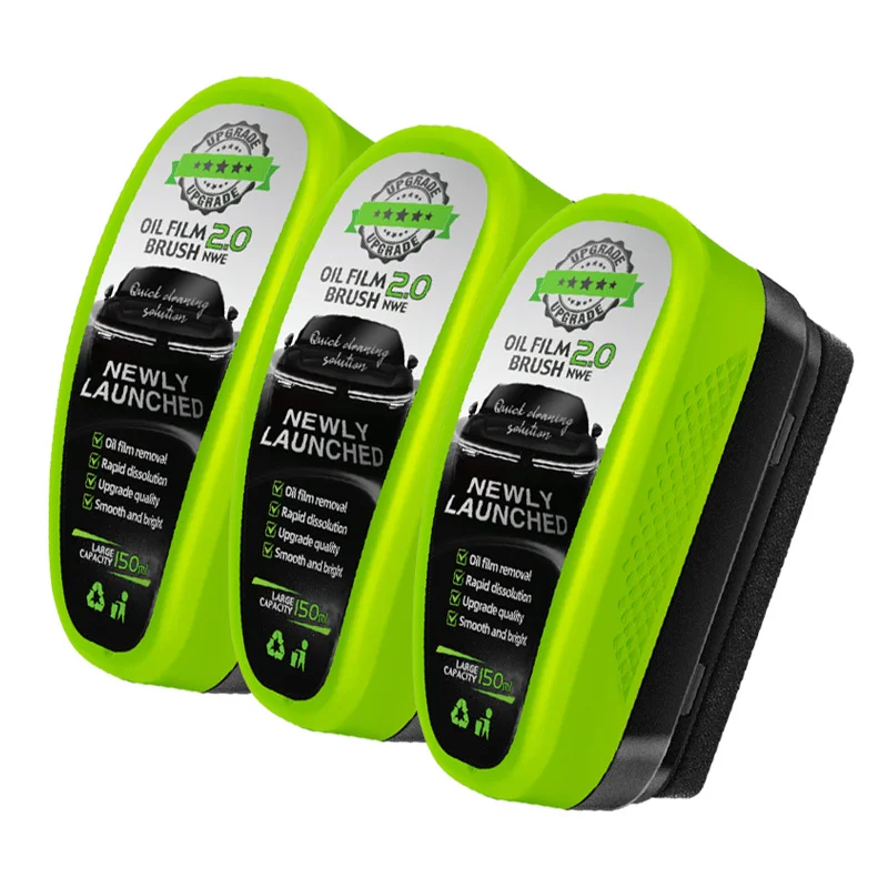 New car glass antifreeze oil film removal wipe