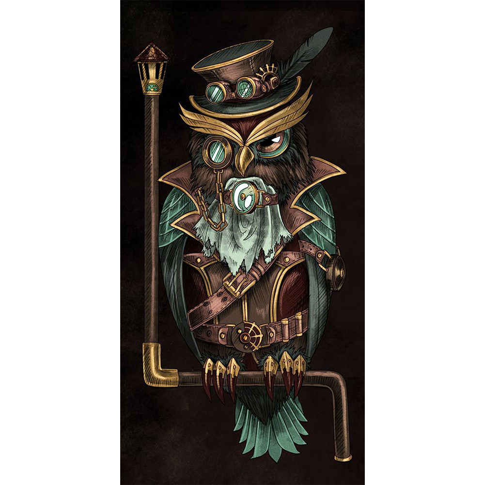 

Owl - Square Drill Diamond Painting - 40*80CM (Big Size), 501 Original