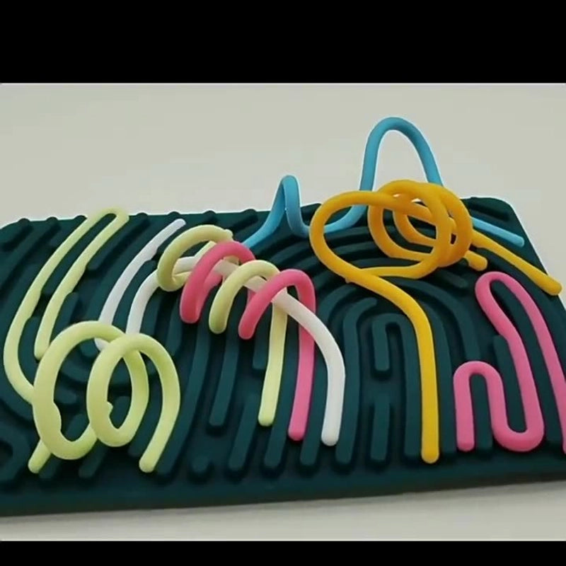 Explosions Sensory Activity Board Children's Silicone Decompression Educational Toys Sensory Activity Board