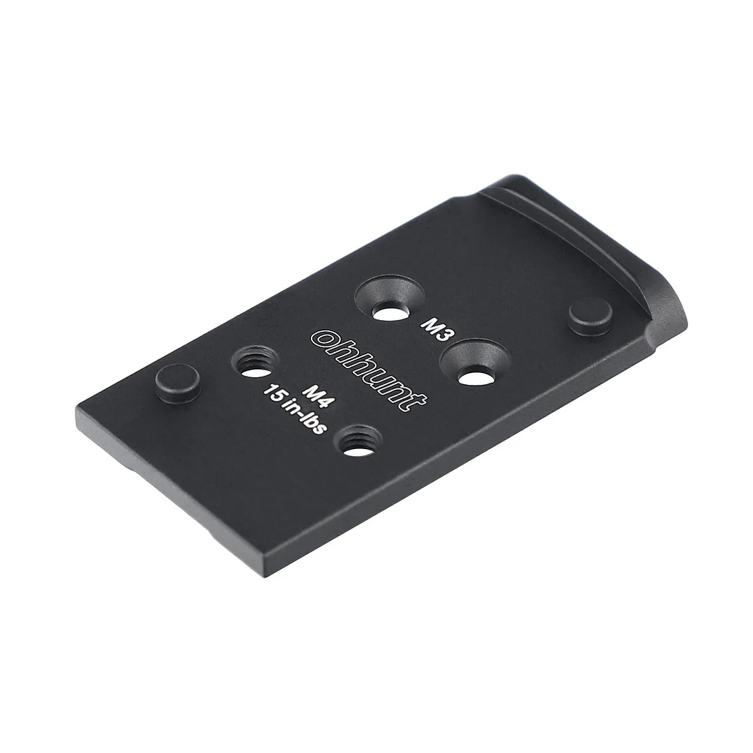 ohhunt&reg; Red Dot GLOCK MOS Adapter Plate Compatible for Delta Point Pro/EFLX/Defender XL/ST CNC 7075-T6