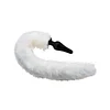 White Fox Tail Anal Plug & Ears Set
