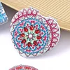DIY Diamond Painting Mandala Pattern Portable Pocket Mirror Kit