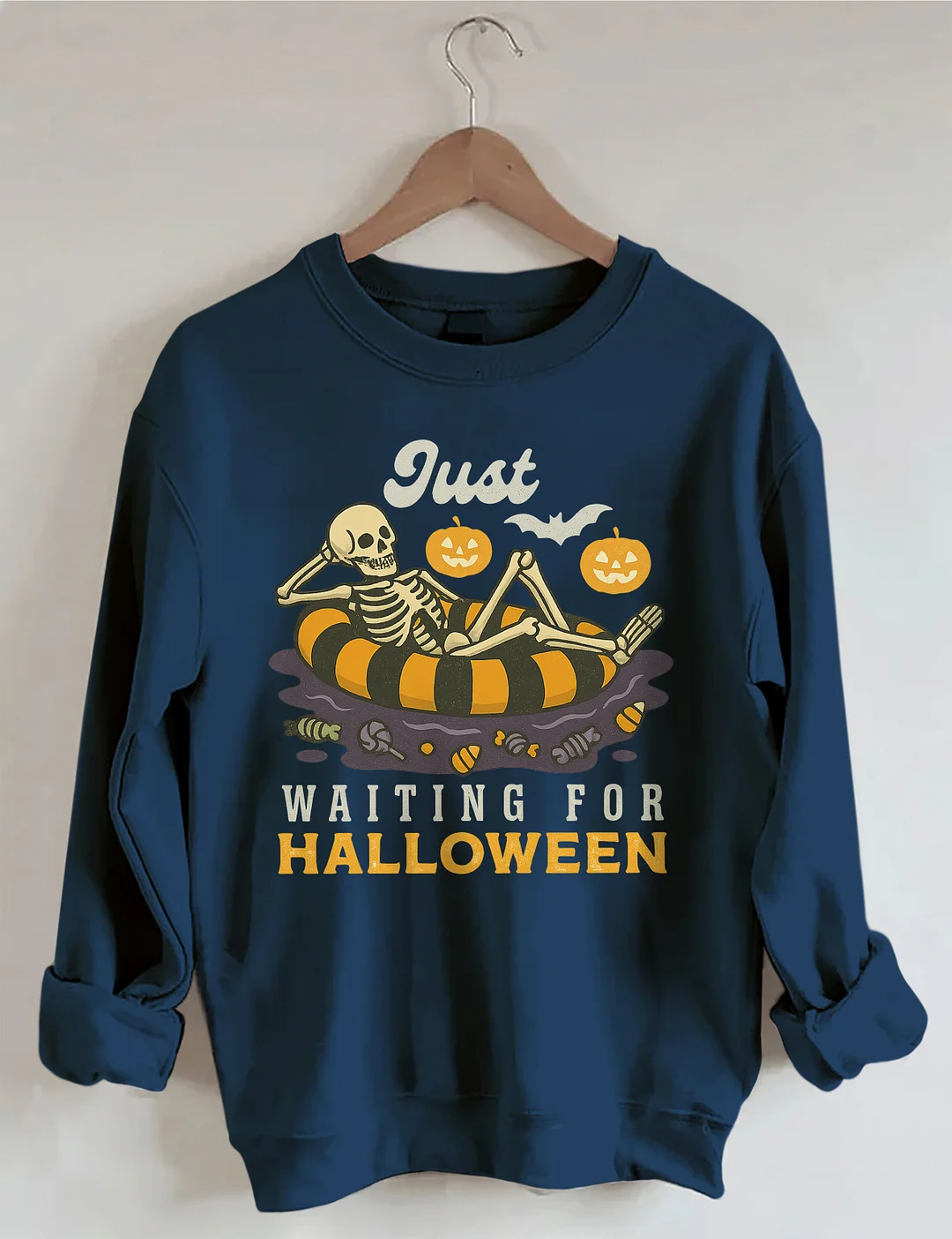 Just Waiting For Halloween Sweatshirt
