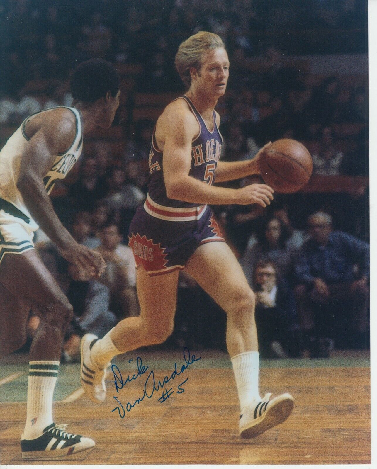 Dick Van Arsdale #2 8x10 Signed Photo Poster painting w/ COA Phoenix Suns -