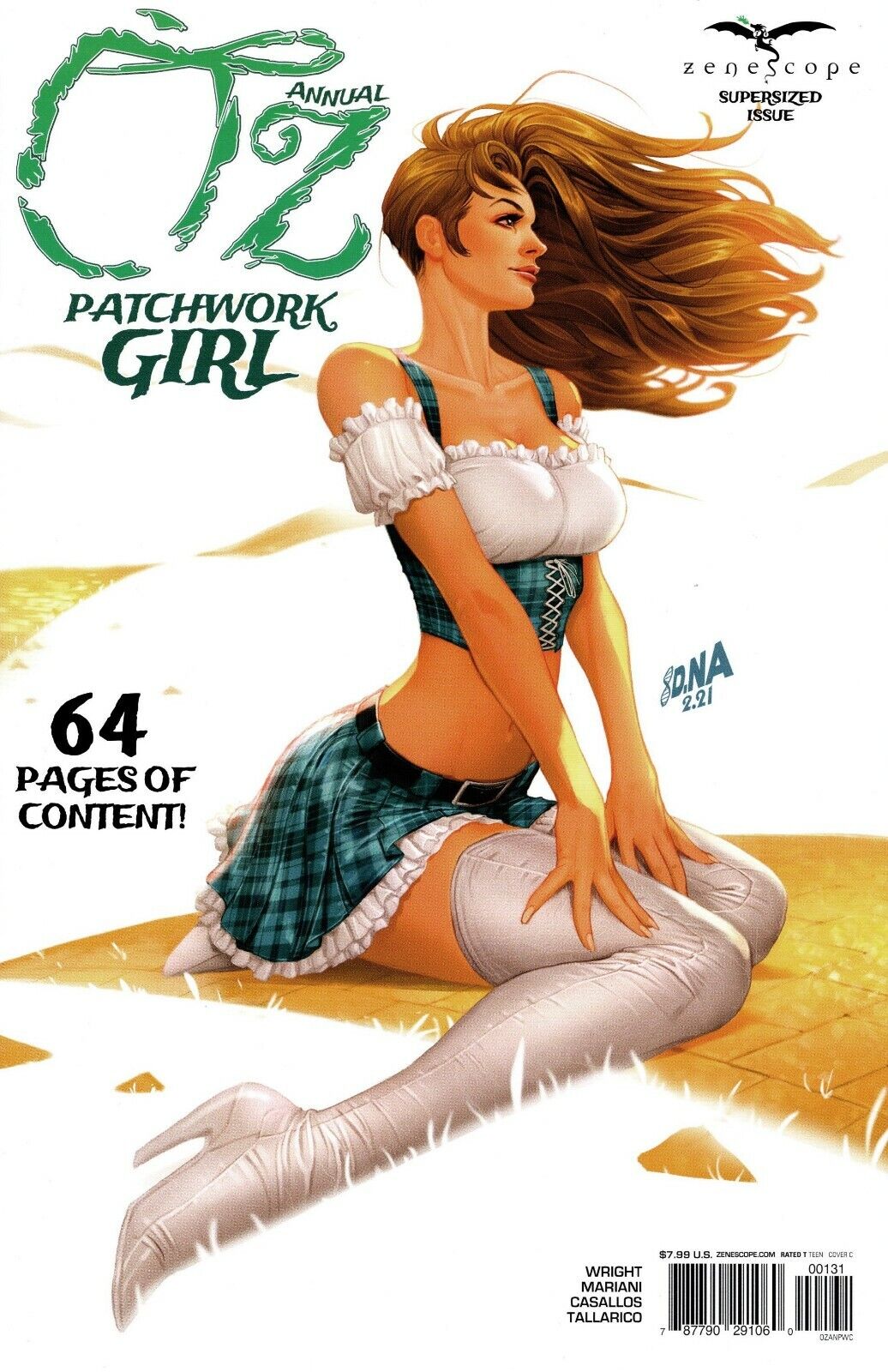 OZ 2021 ANNUAL PATCHWORK GIRL SUPER SIZED ISSUE COVER C