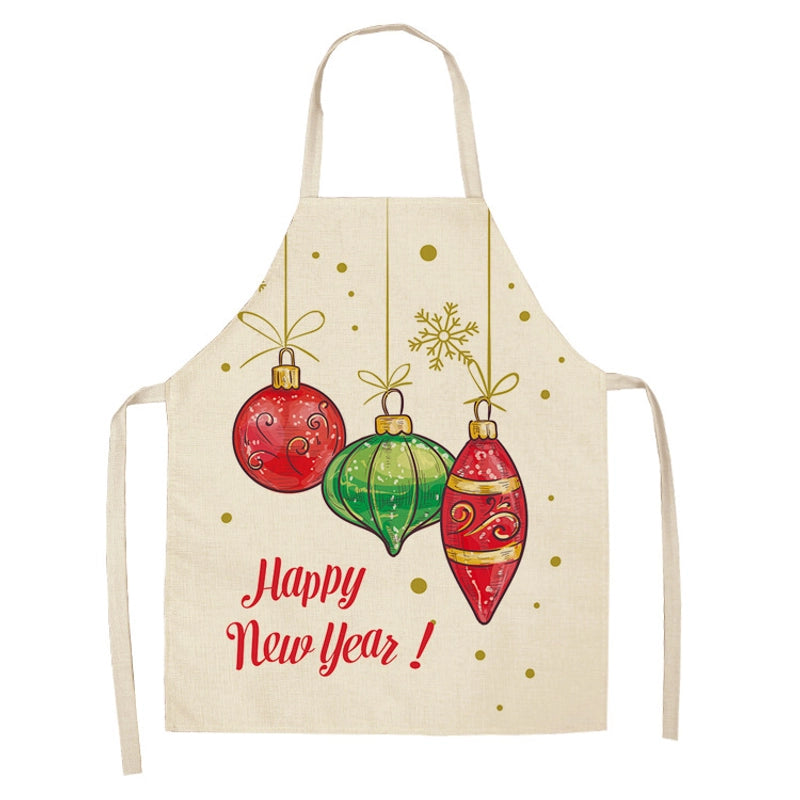 Christmas Cute Cartoon Polyester Apron 1 Piece