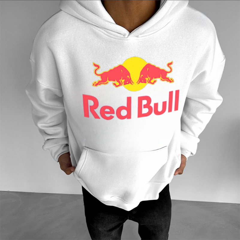 Red Bull Printed Men's Hoodie
