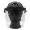 Hikepros Tactical Helmet Transparent Mask FAST/MICH NIJ level IV Combat Helmet Mask /High-Strength Protective mask