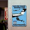 Paratrooper 82nd Airborne - Metal Tin Signs(8*12Inch/12*16Inch) - Garage