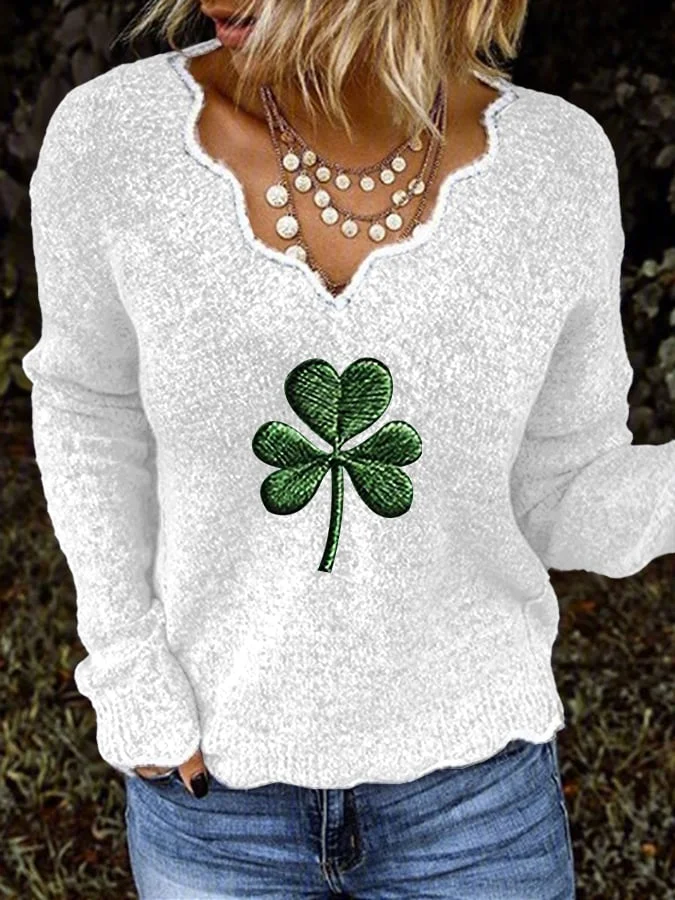 Women's St. Patrick's Day Printed Tops  socialshop