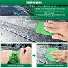 TEWLEN Car Clay Bar Auto Detailing 4 x100g, Premium Grade Car Magic Clay Bar Cleaner, Clay Bars Clean for Car Wash, RV, Bus,Glass Cleaning, with Washing and Adsorption Capacity (Green)