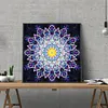 Abstract Art Mandala Flower | Luminous Diamond Painting Kits