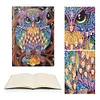 DIY Owl Special Shaped Diamond Painting 50 Page A5 Sketchbook Painting Book