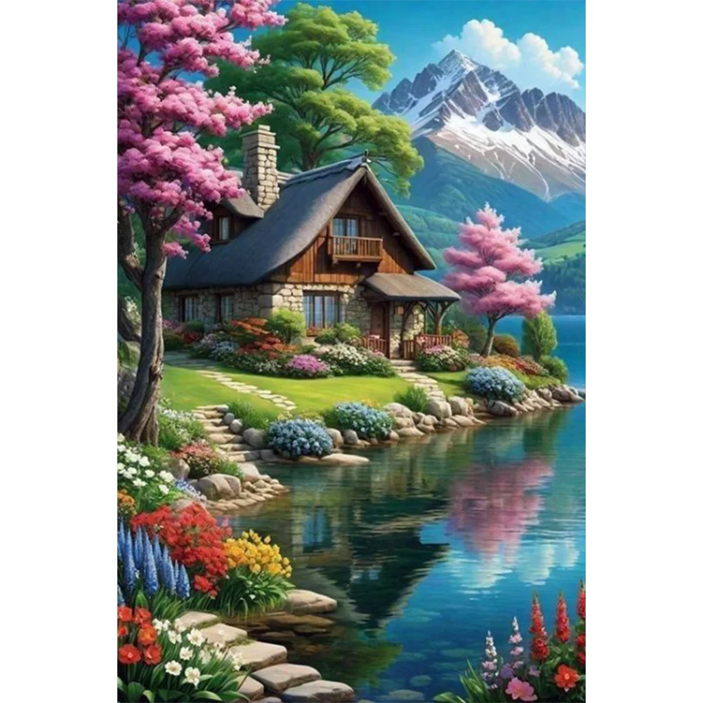 Partial AB Diamond Painting - Full Round Drill - Scenery(Canvas|45*65cm)