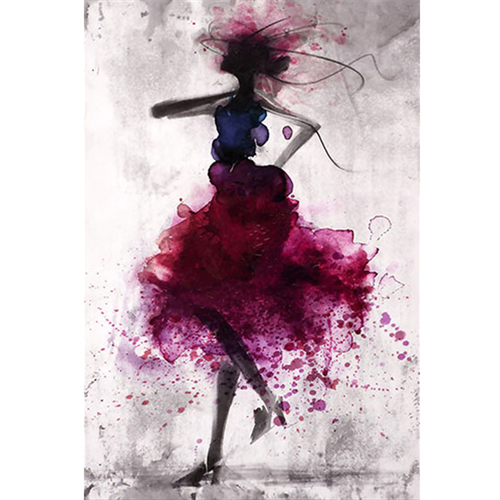 

Watercolor Girl Posters Painting Decorative Picture Abstract Art Figure (2, 501 Original