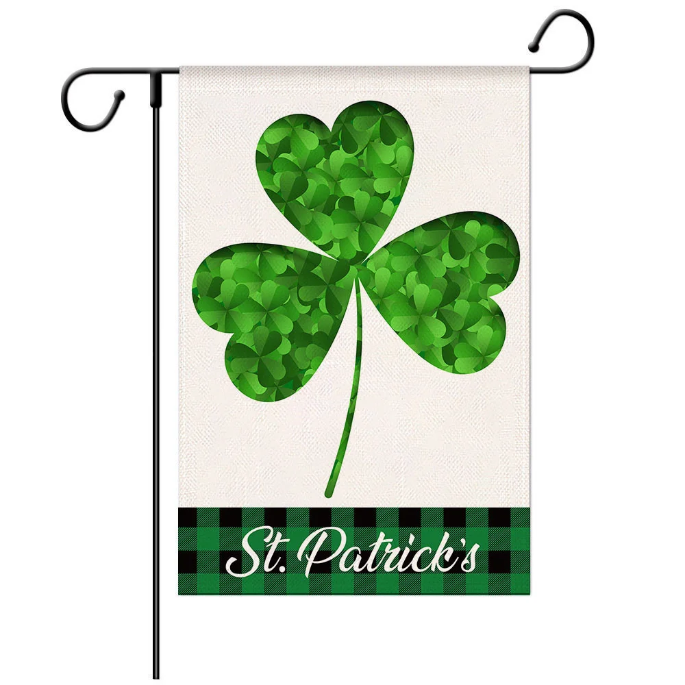 St. Patrick's Day Gonk Garden Flag