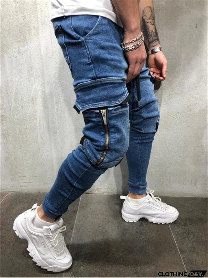 Men's Cool Style Casual Denim Pants