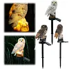 LED Resin Simulation Animal Lawn Ground Plug Lamp Weatherproof Solar Figures Energy-Saving Lighting Easy To Use for Outdoor Patio Yard Balcony Courtyard