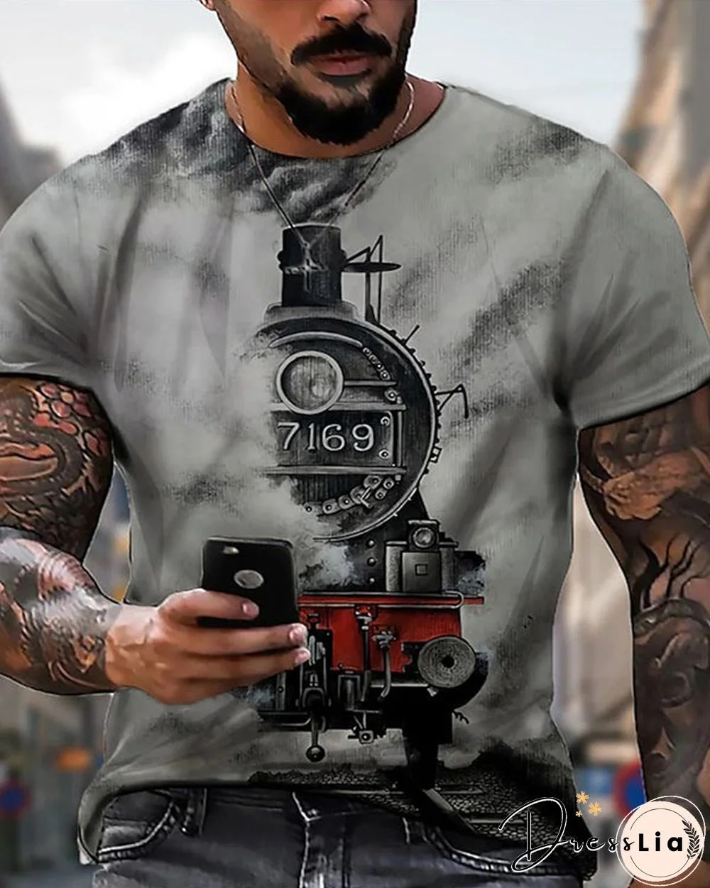 Men's Cotton Blends Casual Short Sleeve Shirts & Tops