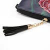 DIY Rose Special Shaped Diamond Painting Women Leather Chain Crossbody Bags