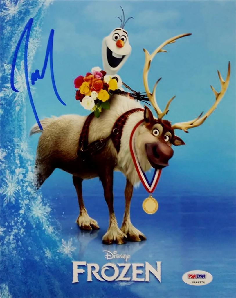 Josh Gad Olaf Signed Disney Frozen 8x10 Photo Poster painting ITP PSA Pic Proof M