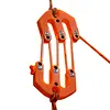 Hoist Block and Tackle System Portable Nylon Block and Tackle Pulley System Compact Game Lifting Tool for Backcountry Hunting
