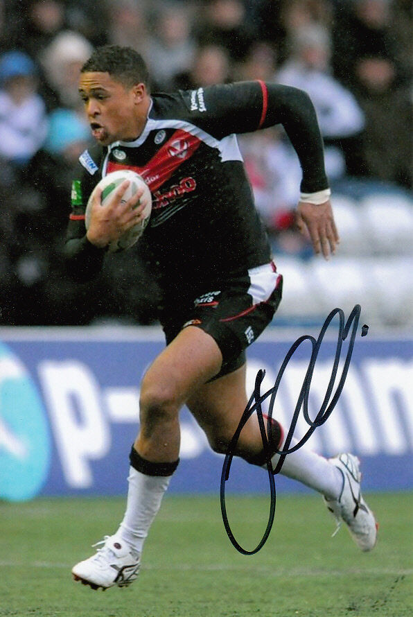 ST HELENS HAND SIGNED JORDAN TURNER 6X4 Photo Poster painting 4.