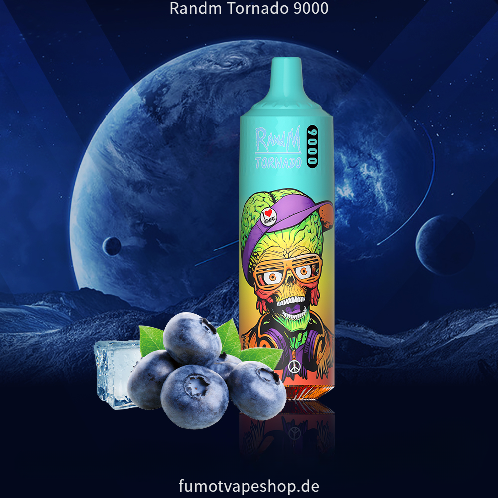 Randm Tornado 9000 Bluelicious Eis  fumotvapeshop