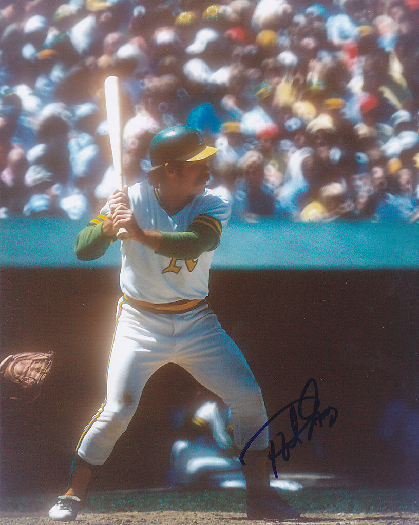 PHIL GARNER OAKLAND A'S ACTION SIGNED 8x10