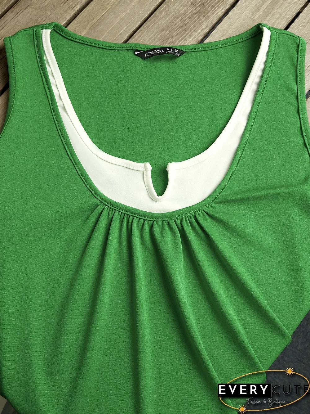 Plus size Casual Sleeveless T-shirt