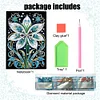 (US Local)Flower Special Shaped Diamond Painting Journal Notebook for Adults Students