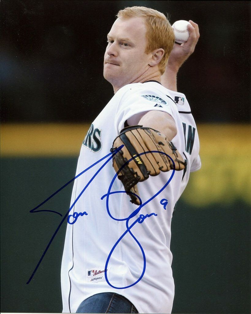 Jon Ryan Seattle Seahawks Autographed Signed 8x10 Photo Poster painting CFS Mariners 1st Pitch