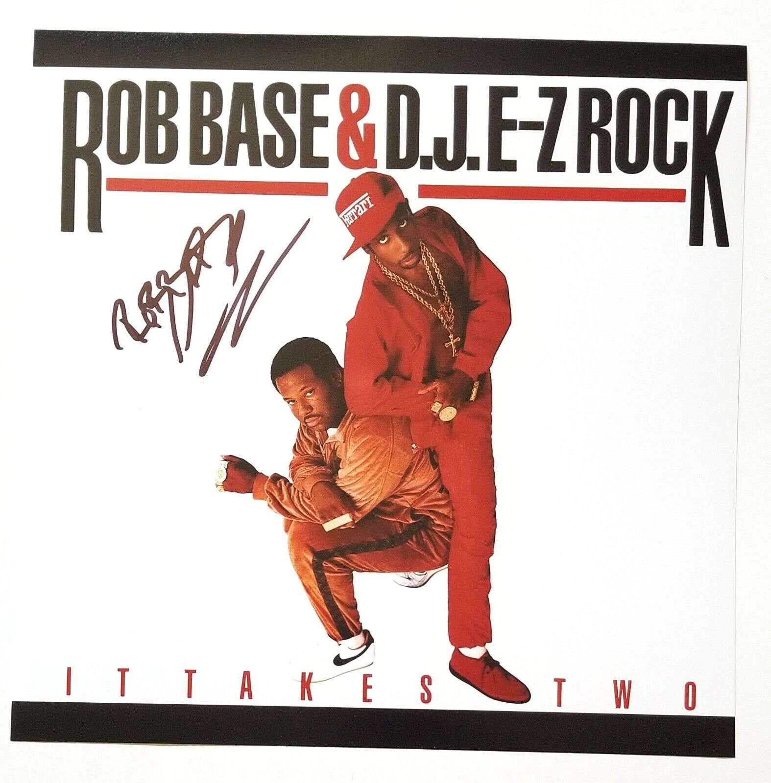 Rob Base REAL hand SIGNED 11x11 It Takes Two Photo Poster painting #2 COA Autographed