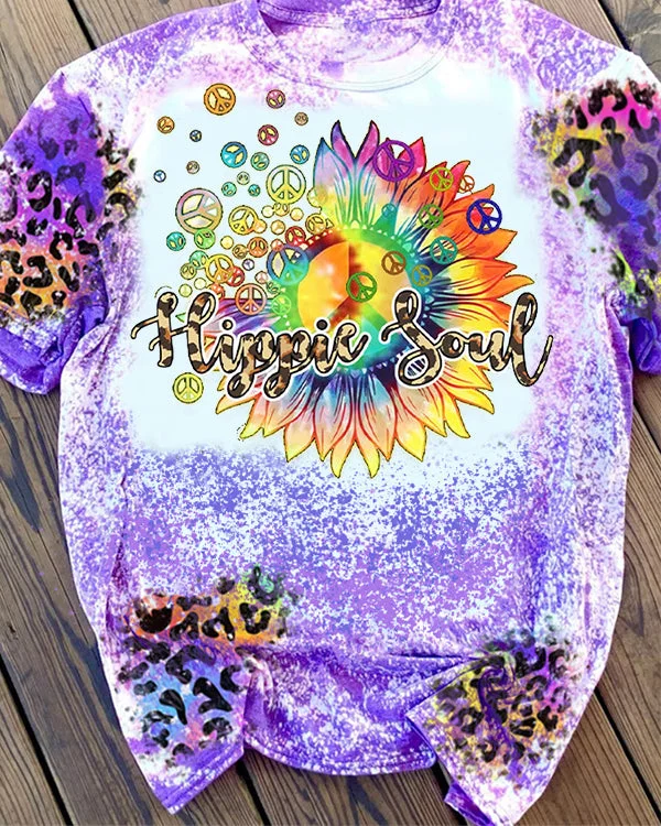 Hippie Soul Floral Hippie Life Shirt