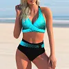 2022 New Swimsuit Sexy High Waist Printed Women Bikini Set Beachwear Push Up Bathing Suit Female Swimwear Two Piece