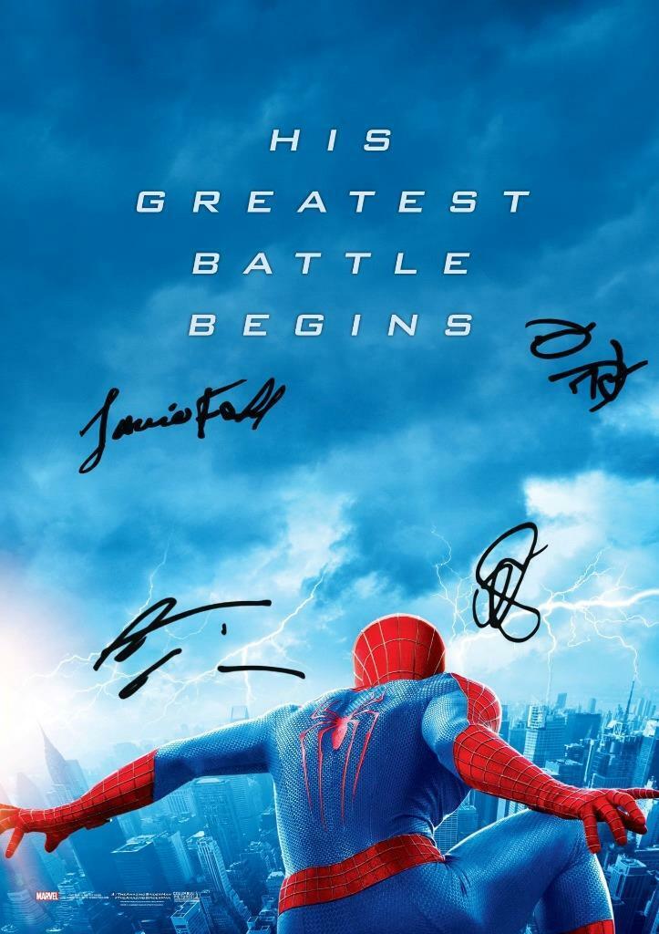 The Amazing Spider-Man 2 PP SIGNED 12 X 8