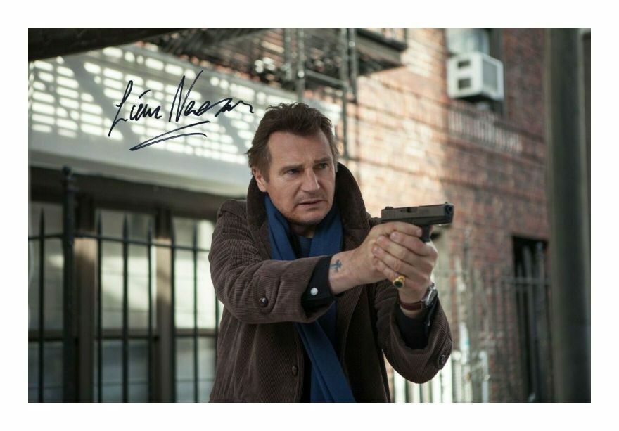 LIAM NEESON - TAKEN AUTOGRAPH SIGNED PP Photo Poster painting POSTER