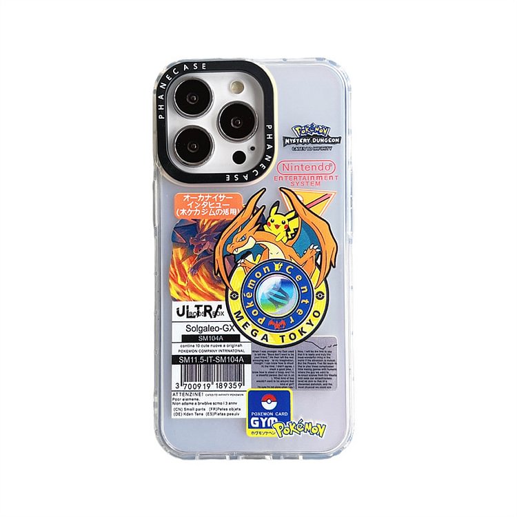 Pokemon Snorlax Charmander Phone Case For Iphone weebmemes