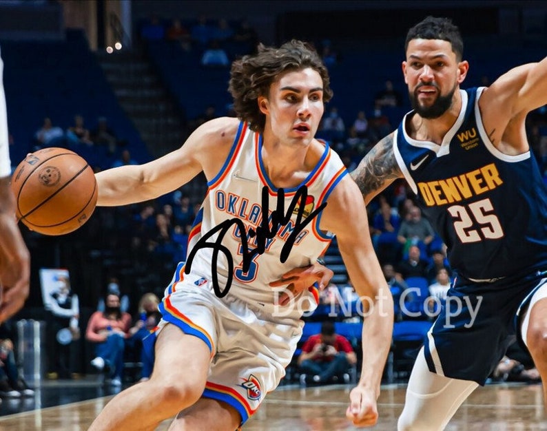 Josh Giddey Signed Photo Poster painting 8X10 rp Autographed Picture Oklahoma City Thunder