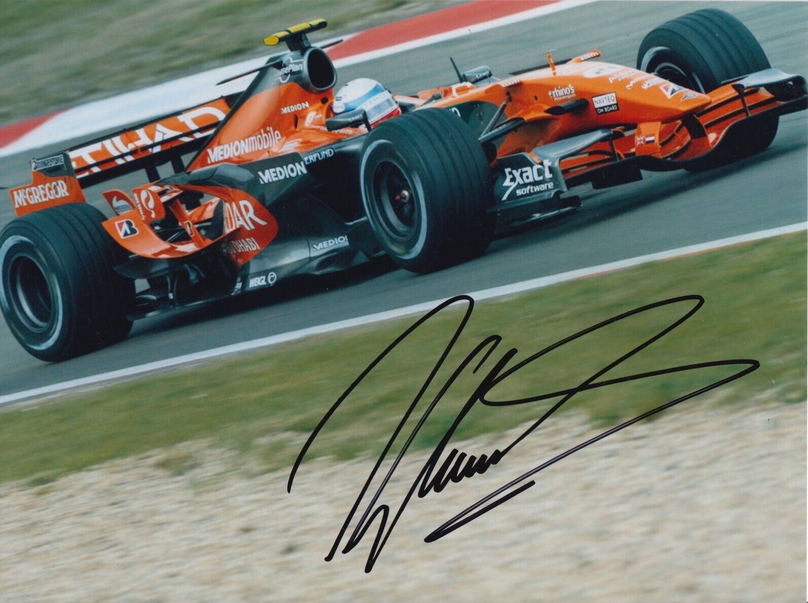 Markus Winkelhock Hand Signed 8x6 Photo Poster painting - Formula 1Autograph F1 3.